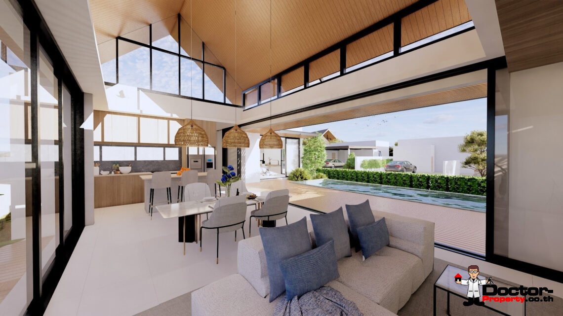 New Modern 3 Bedroom Private Pool Villa in Ban Tai, Koh Samui – For Sale